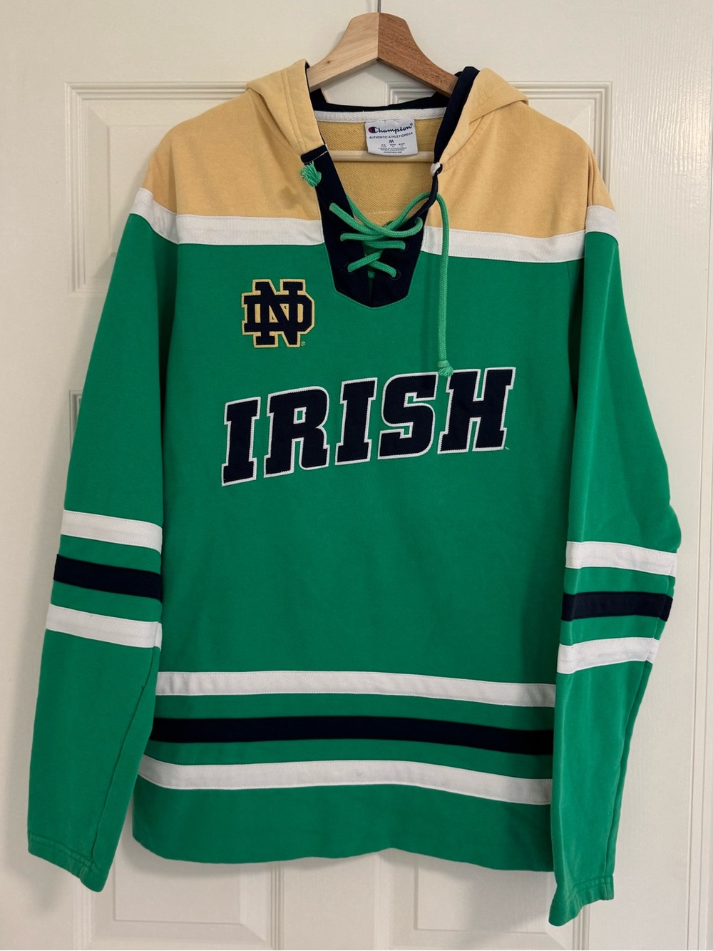 Champion Notre Dame Fighting Irish Hoodie M